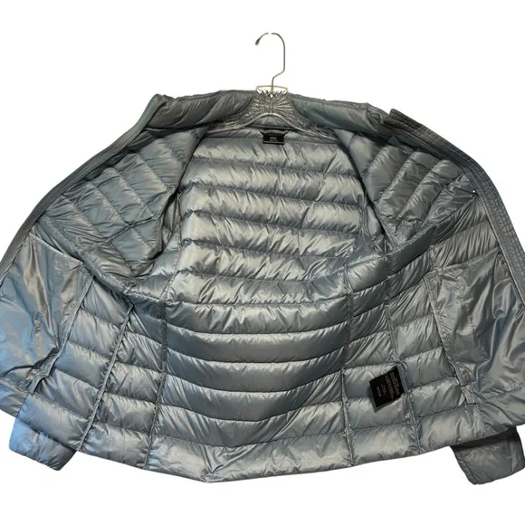 32 degrees Quilted Jacket Med zip up blue-gray No hood LIKE NEW - Picture 5 of 13